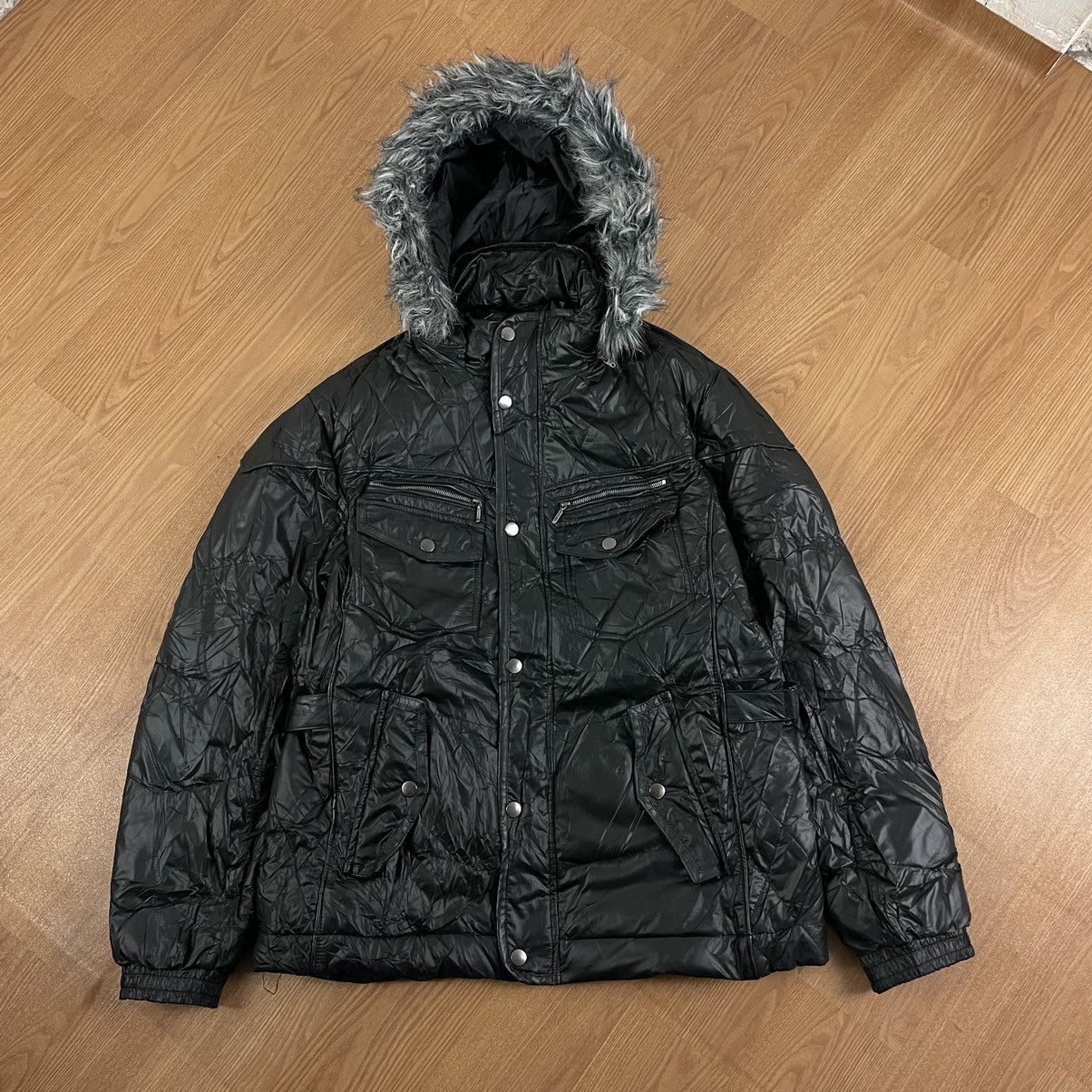 14th Addiction × KMRii × Le Grande Bleu (L.G.B.) Fur Jacket Down Puffer LGB kmrii Size US M / EU 48-50 / 2 - 3 Thumbnail