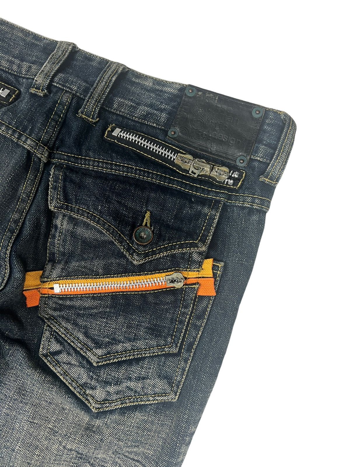 semanticdesign Semantic Design 🇯🇵 Multi Zipper Flare Denim Size US 30 / EU 46 - 11 Thumbnail