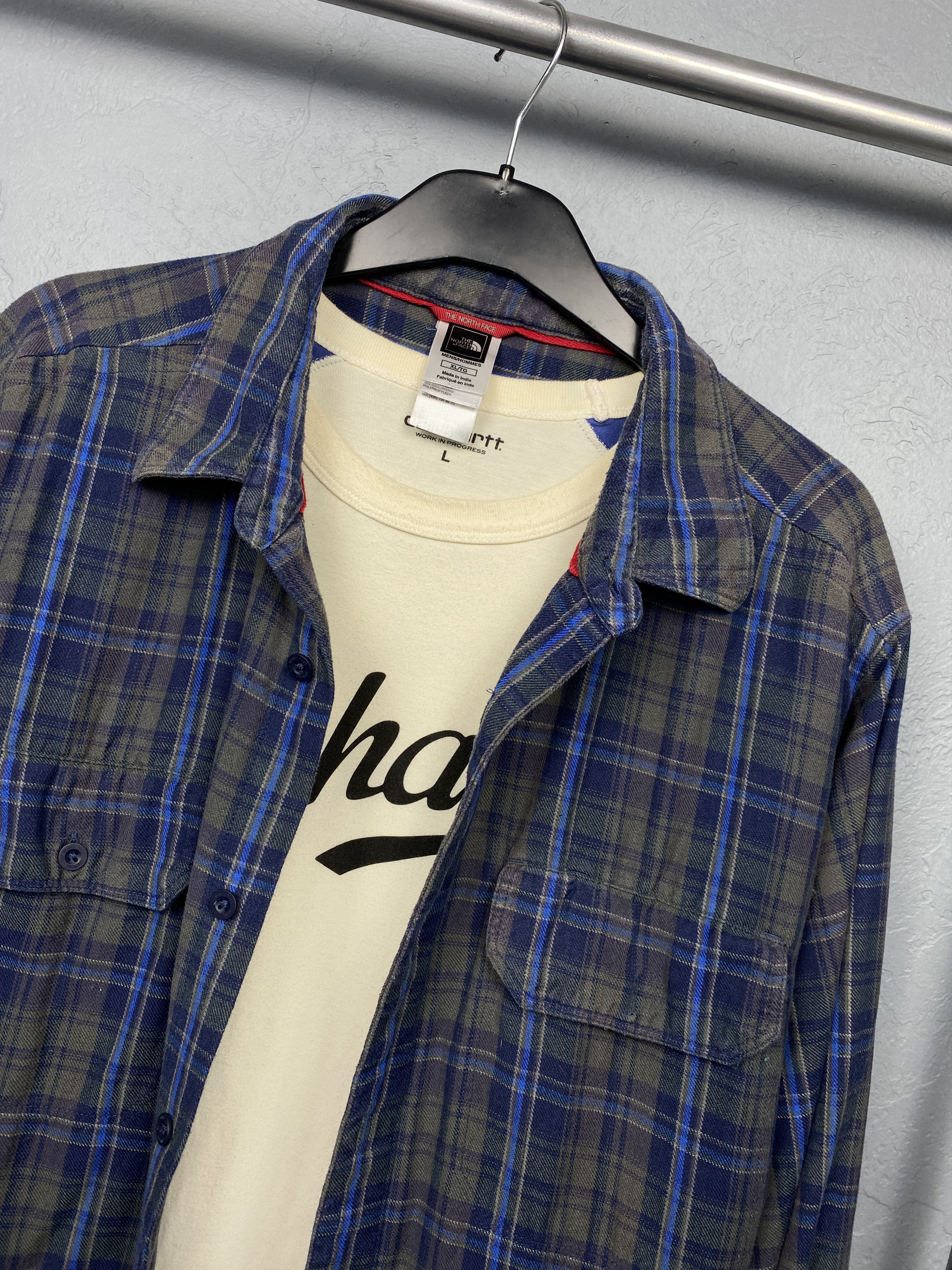 The North Face The North Face Mens Outdoor Flannel Plaid Shirt Size US XL / EU 56 / 4 - 2 Thumbnail