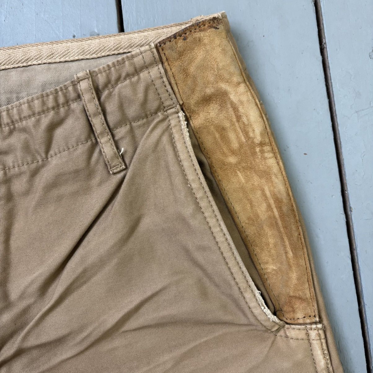 Isamu Katayama Backlash Leather Repair Bootcut Pants Size US 31 - 5 Thumbnail