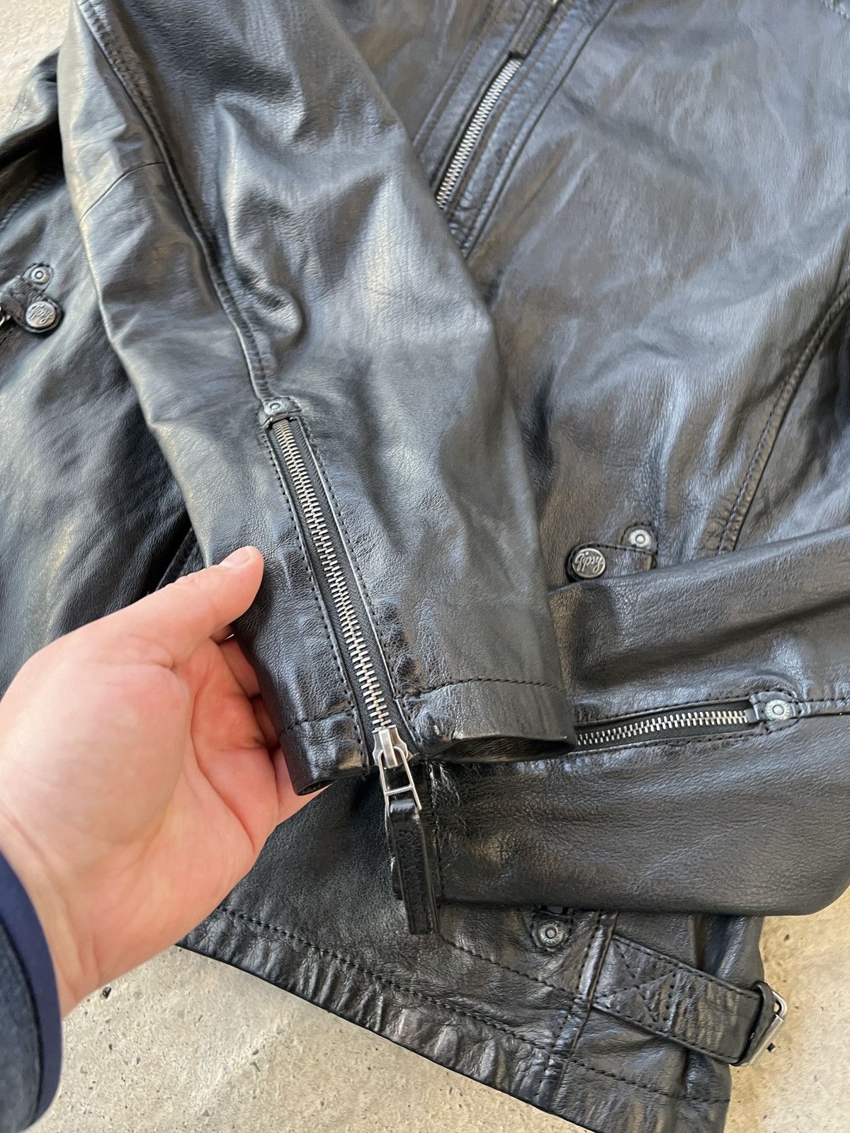 Other Gipsy by Mauritius Leather Jacket Size US XL / EU 56 / 4 - 3 Thumbnail