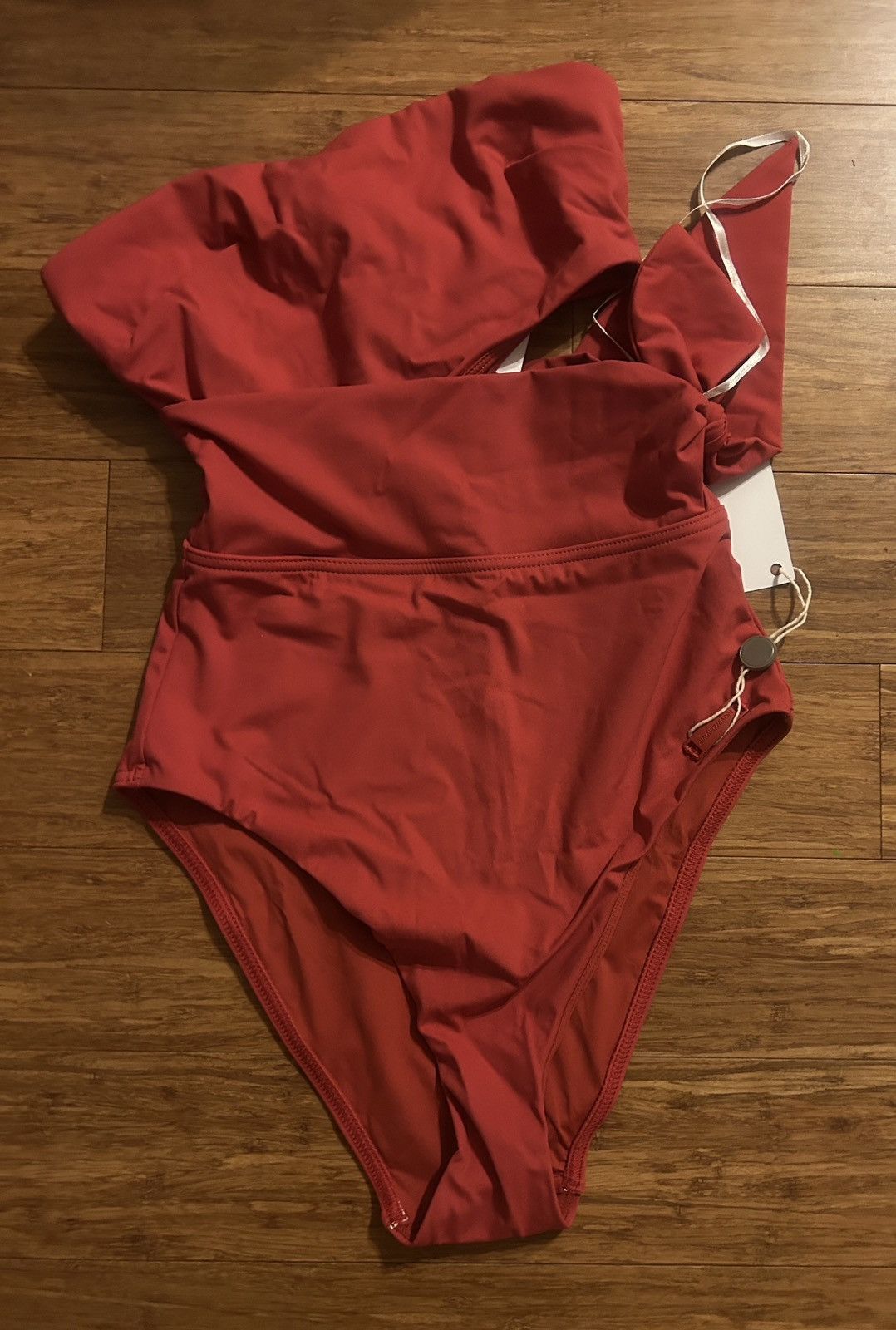 Zimmermann ZIMMERMANN Cutout bandeau swimsuit size AU 0/US 4 MSRP $295 Size ONE SIZE - 5 Thumbnail