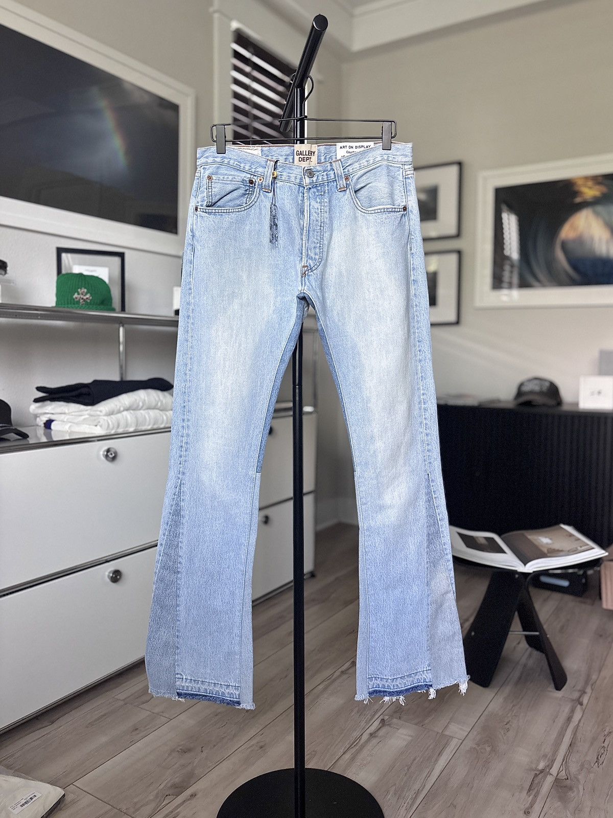 Gallery Dept. GALLERY DEPT | ICONIC 90210 FLARE DENIM JEANS Size US 29 - 1 Thumbnail