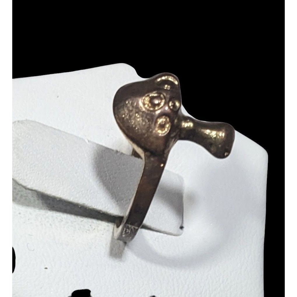 Other Fairycore Antiqued Bronze Tone Mushroom Ring Size 7 Size ONE SIZE - 8 Thumbnail