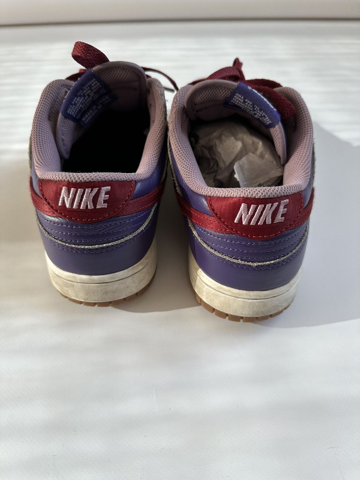 Nike Nike Dunk Low ID 2023 - Purple/Burgundy Size US 9 / EU 42 - 7 Thumbnail