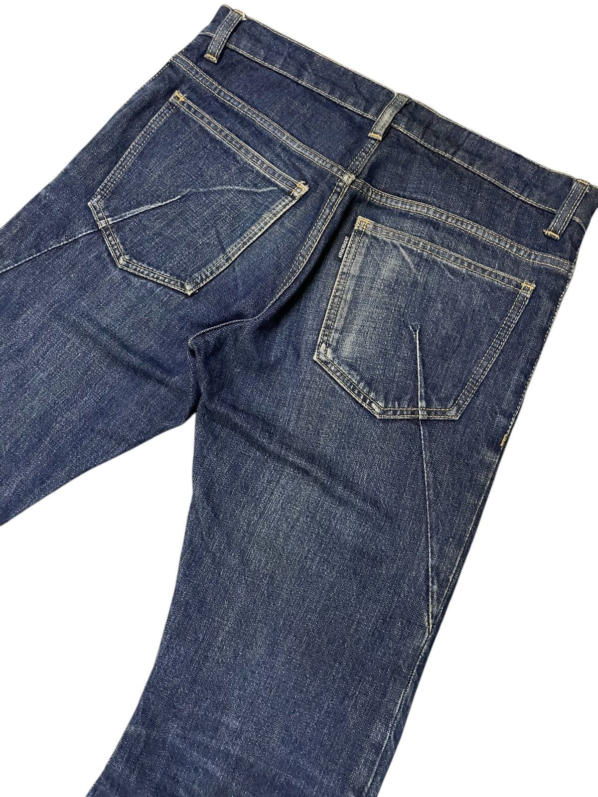 Attachment Attachment Japan Spiral Curved Stacked Leg Long Seam Jeans Size US 30 / EU 46 - 12 Thumbnail