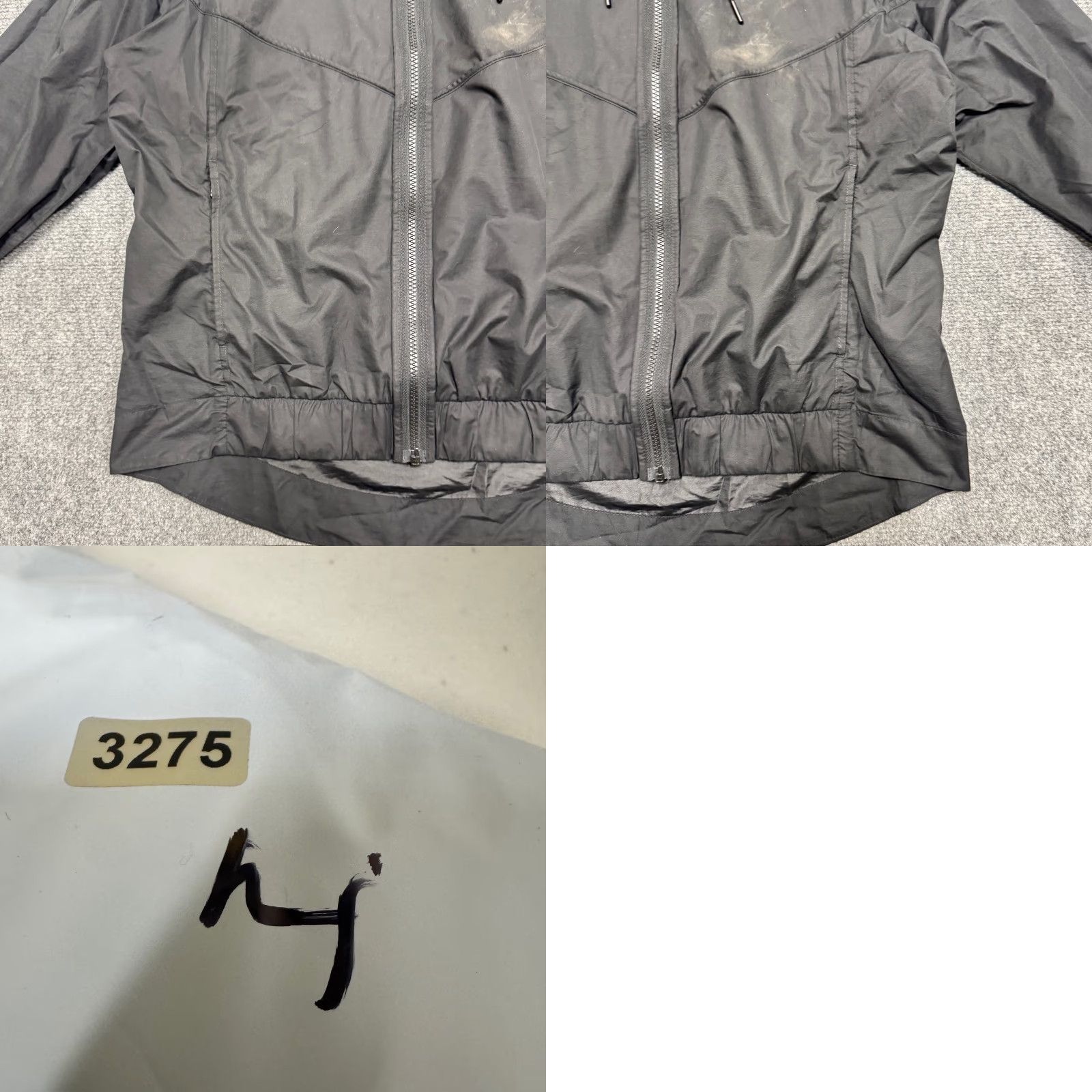Nike Nike Jacket Coat Women's Medium Full Zip Stained Windbreaker Black Size M / US 6-8 / IT 42-44 - 9 Thumbnail