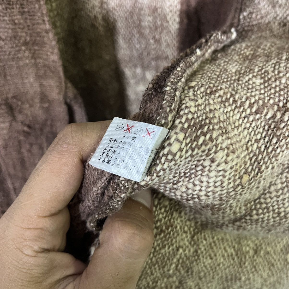 Vintage VINTAGE HAND KNIT KIMONO Size US XXL / EU 58 / 5 - 6 Thumbnail
