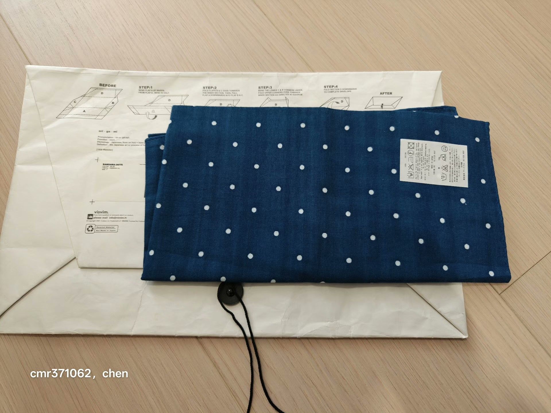 Visvim visvim Blue Polka Dot Bandana 50x50cm Size ONE SIZE - 1 Thumbnail