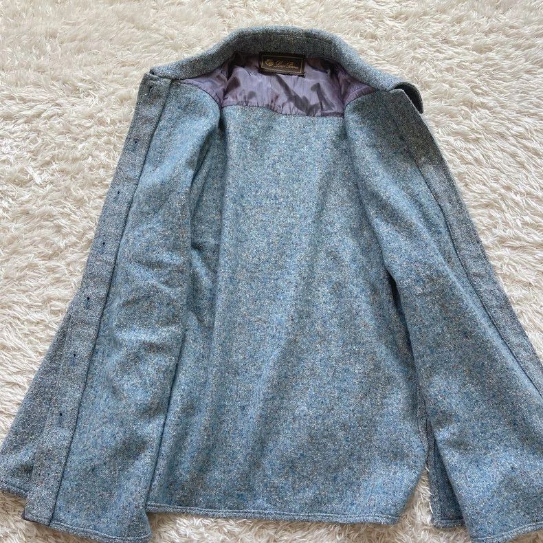 Loro Piana LORO PIANA Bluish gray tweed shirt jacket Size XXL / US 16-18 / IT 52-54 - 4 Thumbnail