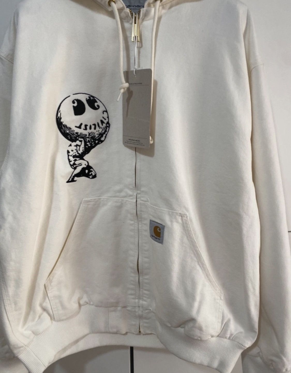 Carhartt Wip Active Jacket Carhartt Wip x Civilist size XL white new Size US XL / EU 56 / 4 - 2 Thumbnail
