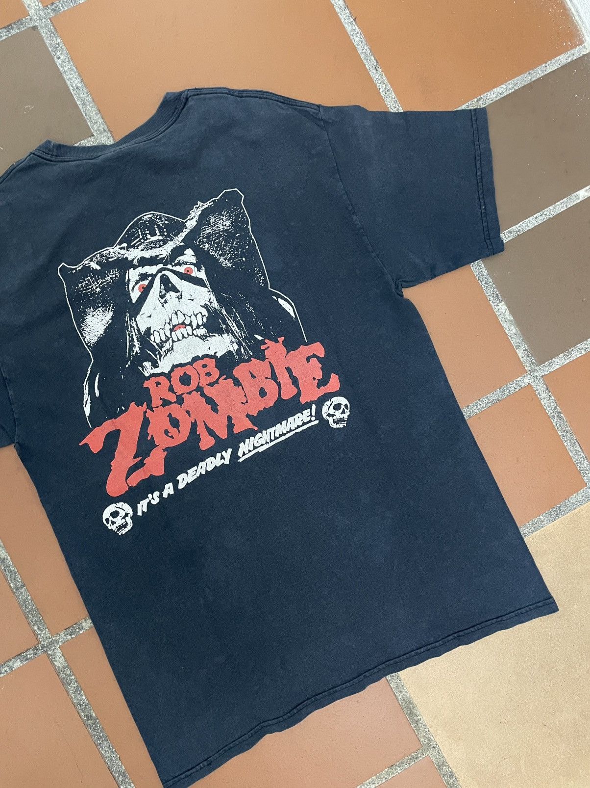 Band Tees Thrashed Sun Faded Tee Shirt Distressed ERD Grunge Band Tees Size US M / EU 48-50 / 2 - 9 Thumbnail