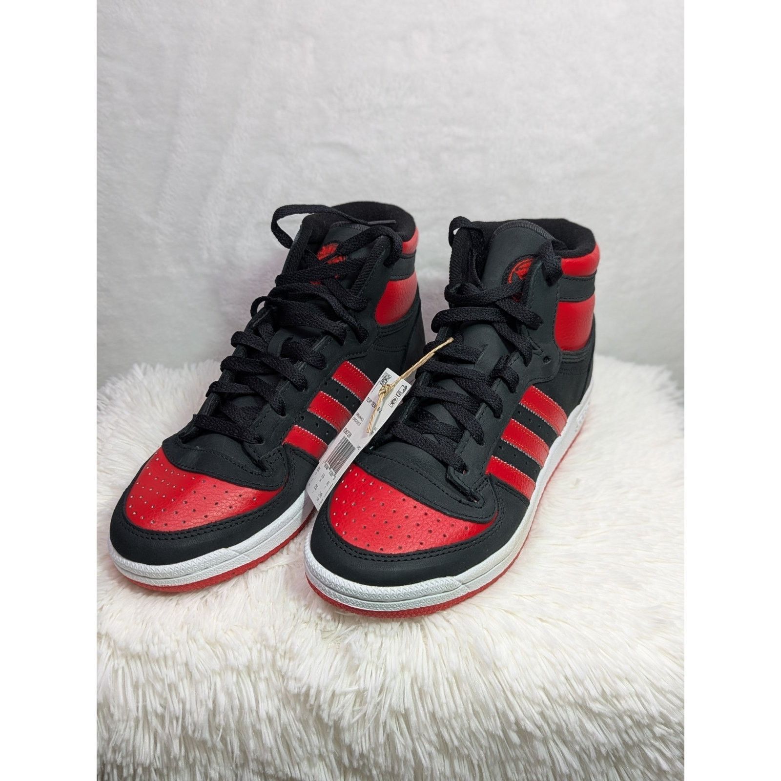 Adidas Adidas Top Ten RB J Black Red Sneakers ID6728 Size 7Y Size US 6.5 / EU 39-40 - 1 Thumbnail