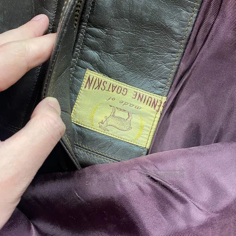 The Real McCoy's LOST WORLDS g8 Flight Leather Jacket. Size US M / EU 48-50 / 2 - 6 Thumbnail
