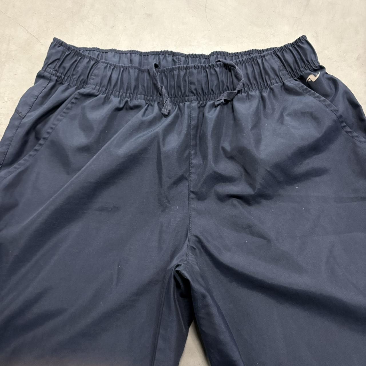 Vintage Crazy Vintage Y2K/2000s Baggy Wideleg Navy Blue Trackpants! Size US 30 / EU 46 - 2 Thumbnail