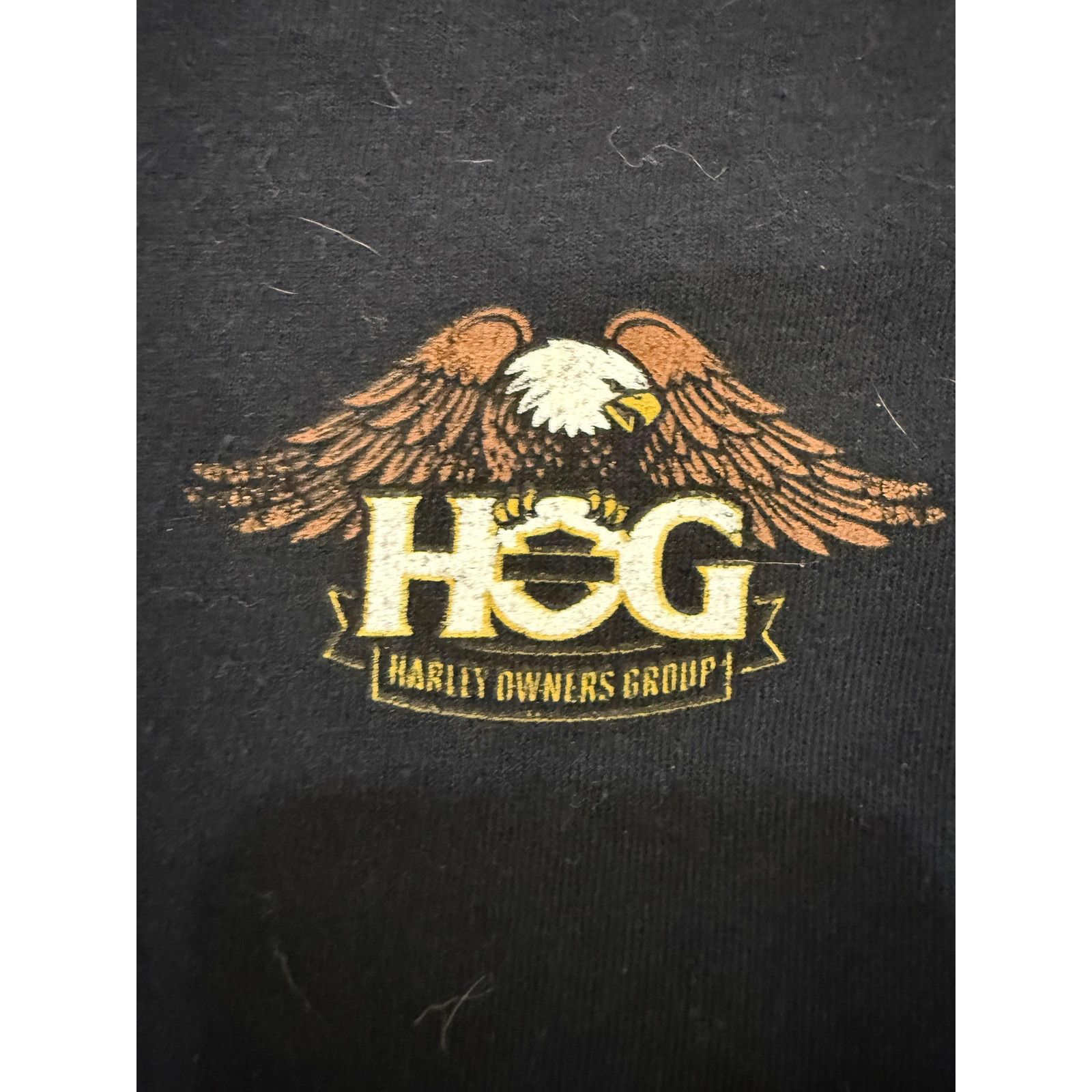 Harley Davidson Harley Davidson HOG TShirt Mens XL Black Riding Club Biker Size US XL / EU 56 / 4 - 2 Thumbnail