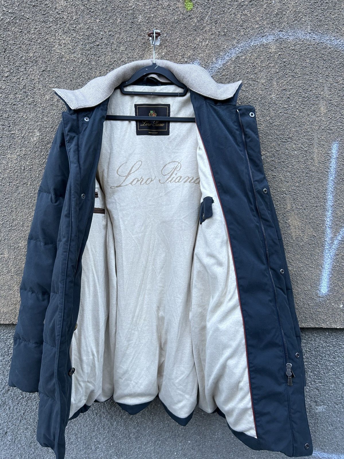 Loro Piana Loro Piana Navy Icer Strom System Parka Luxury puffer Jacket Size US L / EU 52-54 / 3 - 8 Thumbnail