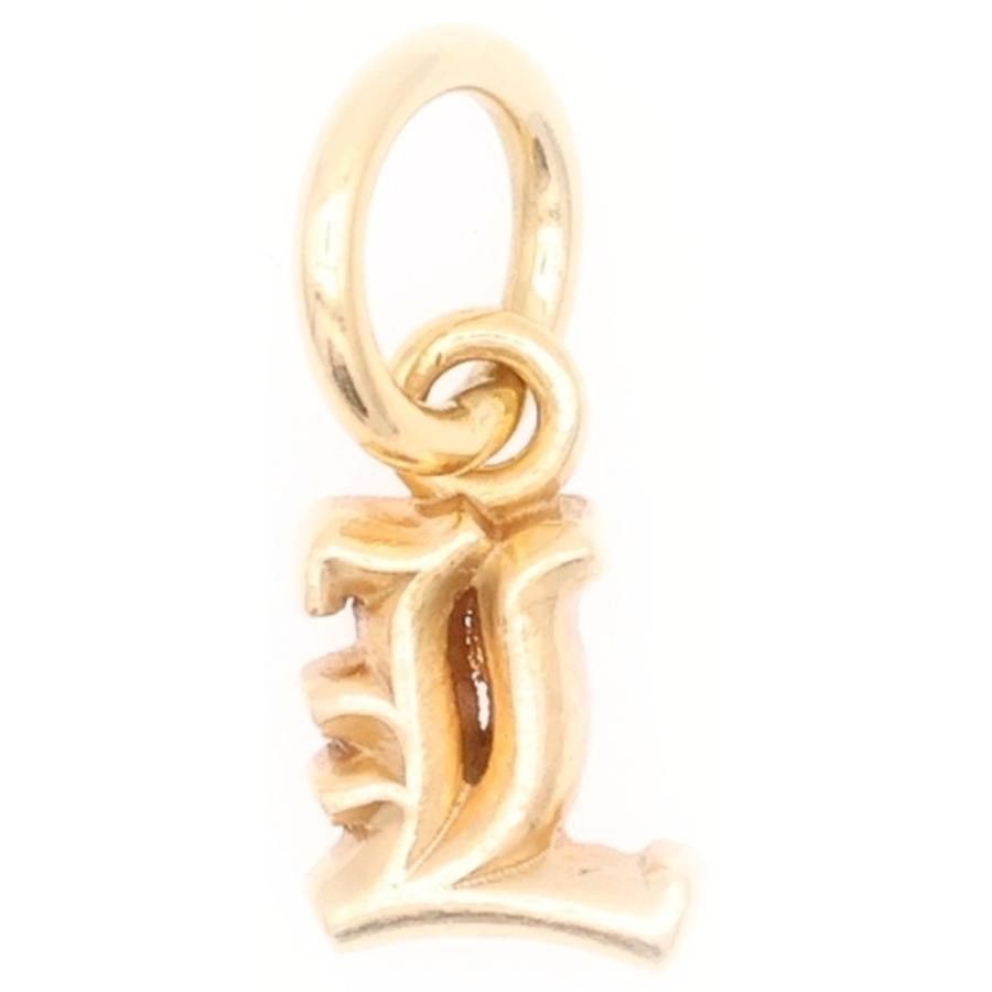 CHROME HEARTS 22K Gold Alphabet L Charm