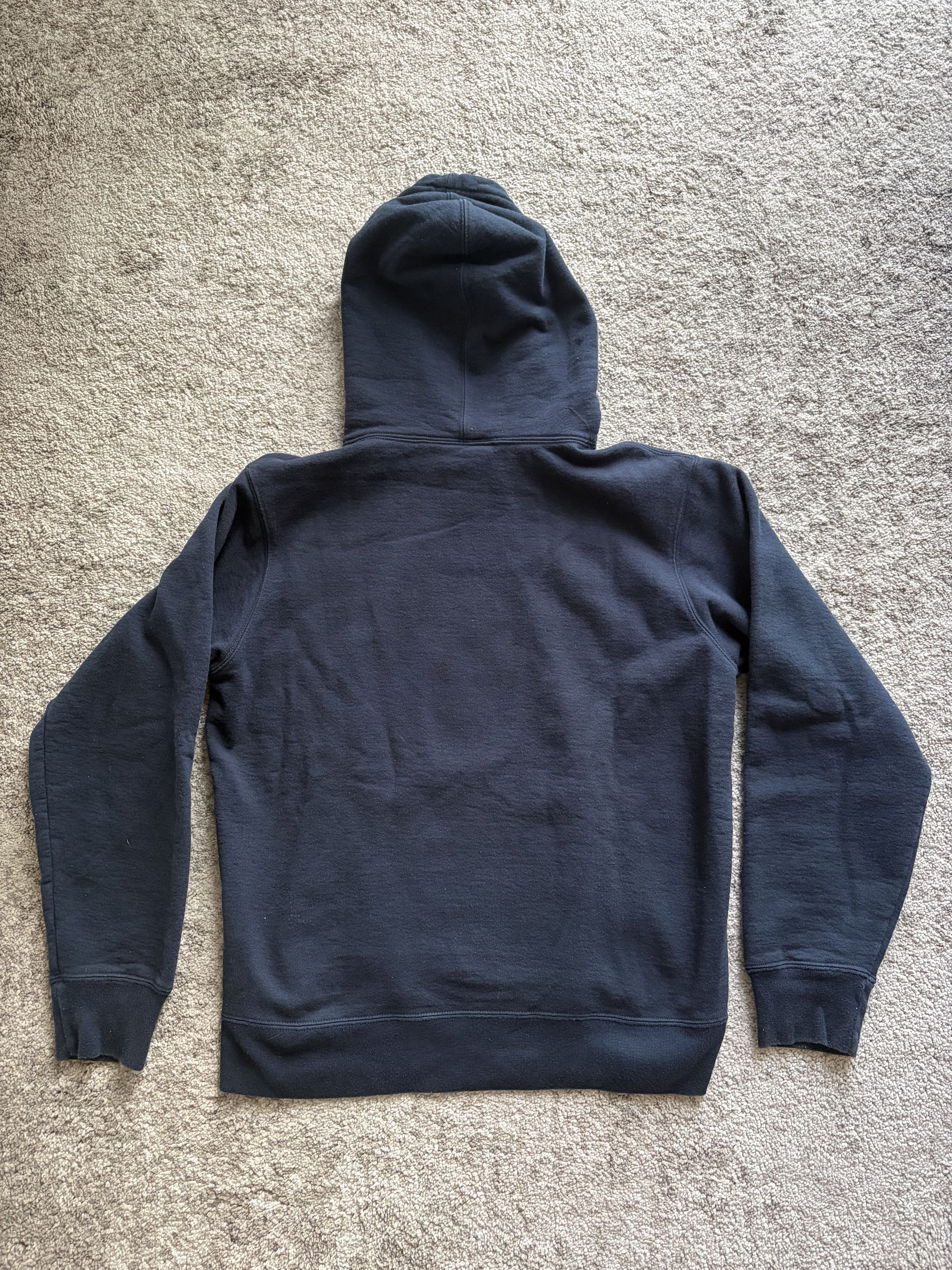 Supreme Supreme HQ Navy Blue Hooded Sweatshirt Size US M / EU 48-50 / 2 - 2 Thumbnail