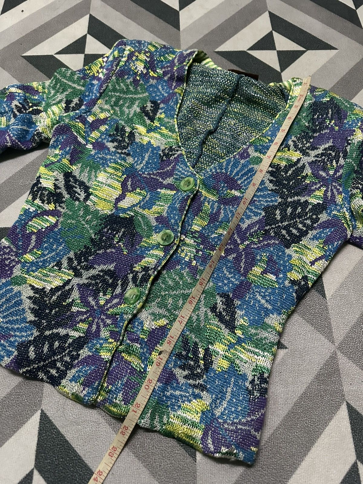 Designer Missoni knit cropped jacket Size S / US 4 / IT 40 - 9 Thumbnail