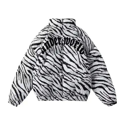 Japanese Brand × Vintage BLACK FRIDAY SALE Underworld Tiger Striper Puffer Jacket Size US L / EU 52-54 / 3 - 1 Thumbnail