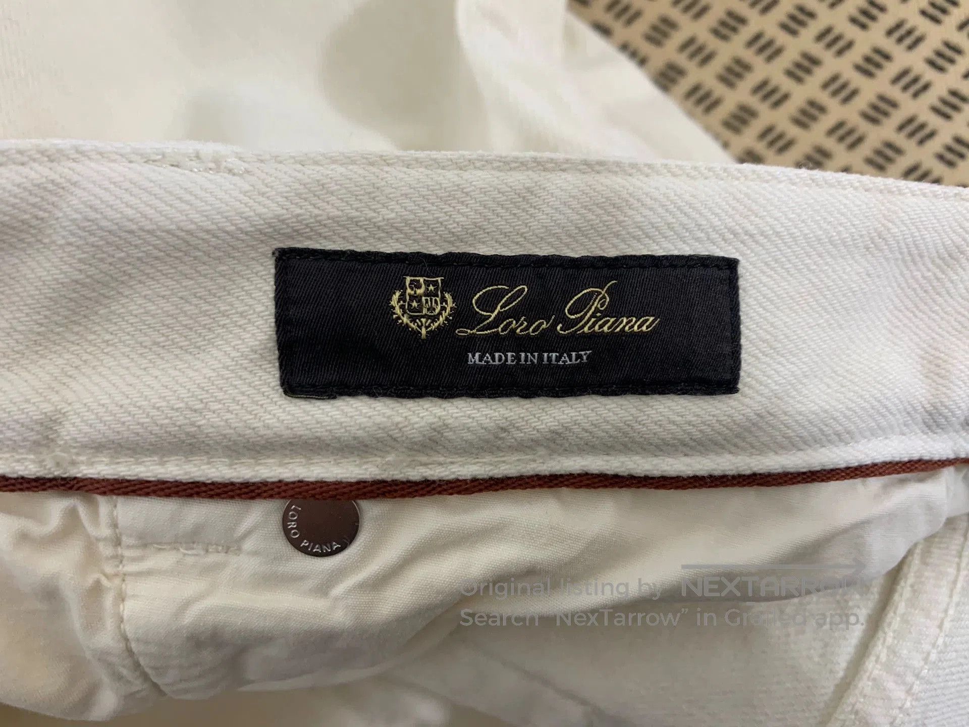Loro Piana Loro Piana Unisex Casual Pants Beige. Size US 26 / EU 42 - 3 Thumbnail
