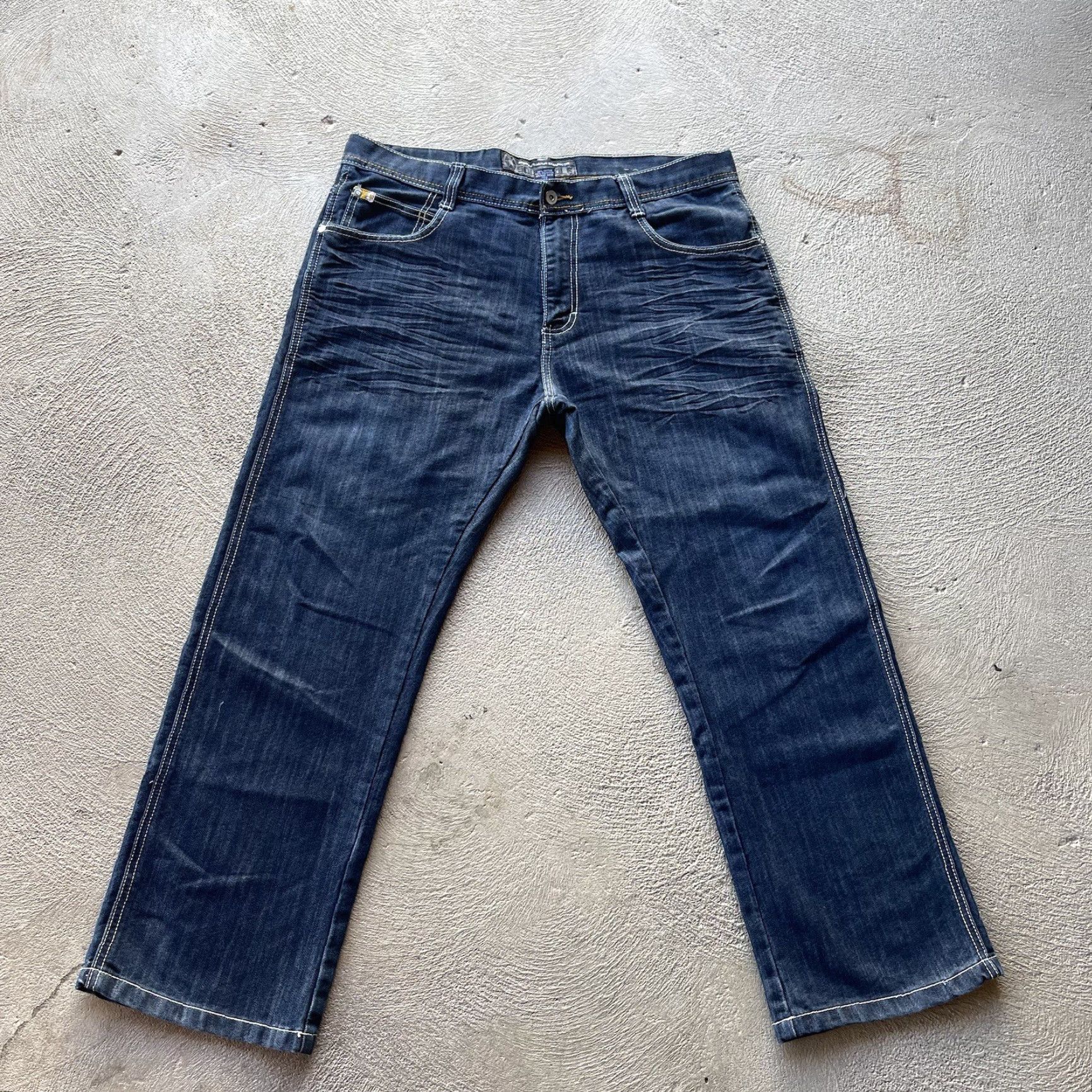 Southpole Vintage Southpole Jeans Mens 38x30 Blue Baggy Loose Denim Pants Stretch Y2K Size US 38 / EU 54 - 5 Thumbnail