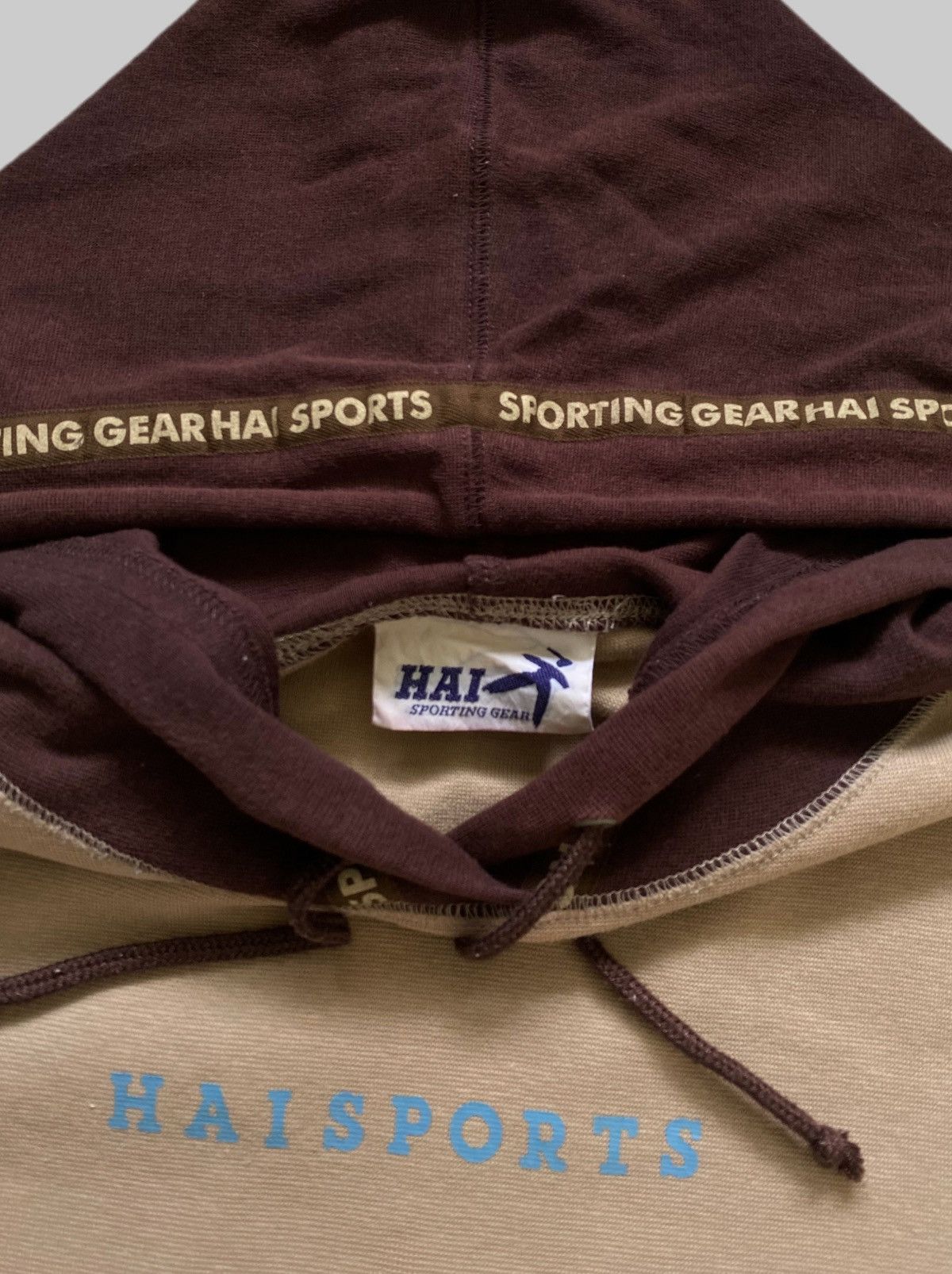 Hai Sporting Gear Vintage HAI Sporting Gear Panelled Stripe Hoodie Size US M / EU 48-50 / 2 - 2 Thumbnail