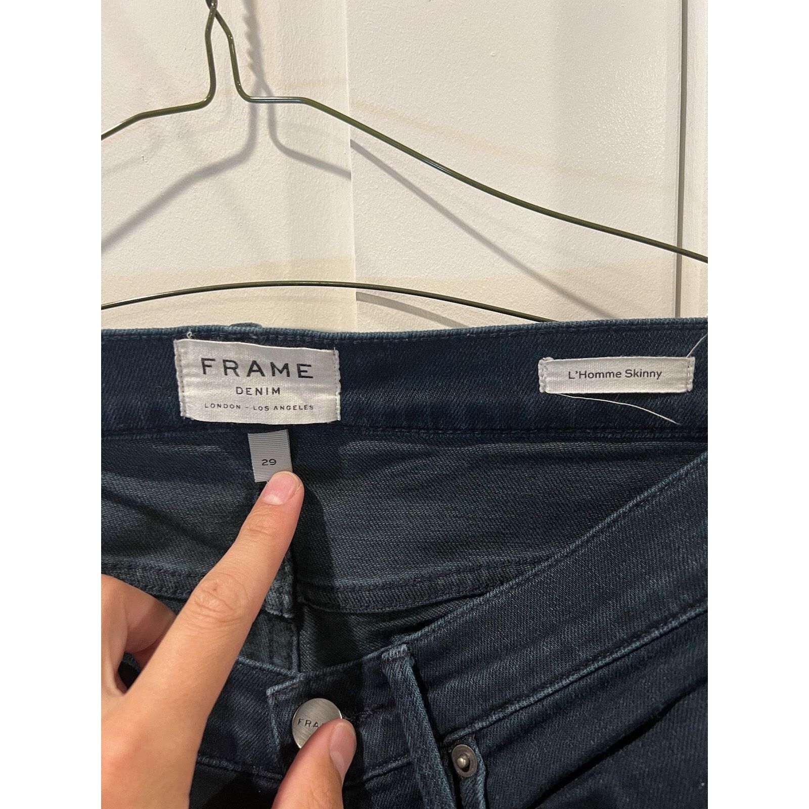 Frame FRAME L'Homme Skinny Jeans - Deep Blue Size US 29 - 3 Thumbnail