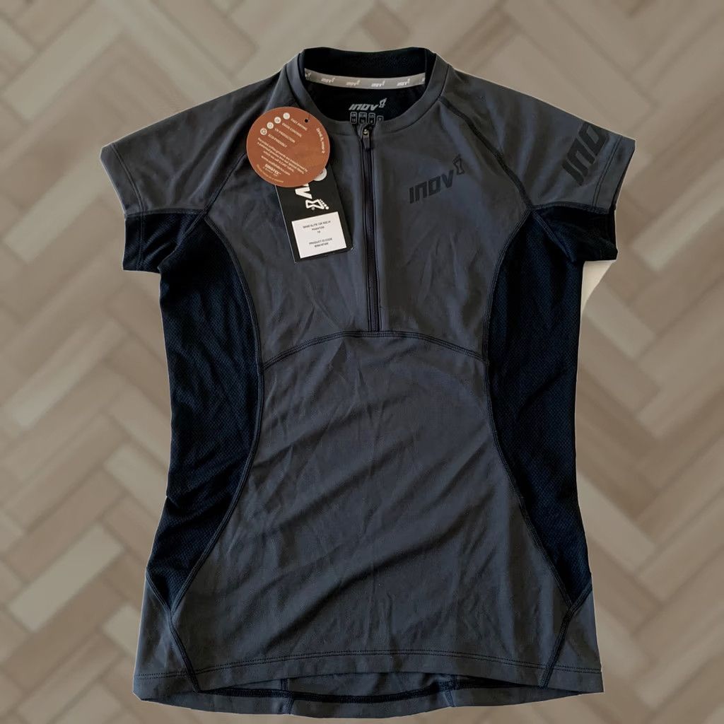 Vintage Inov8 Base Elite Phantom Short Sleeve Athletic Running Shirt Women M Gray Size M / US 6-8 / IT 42-44 - 1 Thumbnail