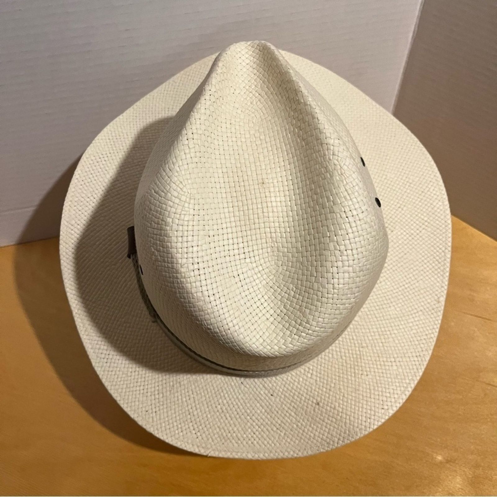 Dockers Docker's Safari Wide Brim Straw Hat Men’s Size Medium M Tan Size ONE SIZE - 5 Thumbnail
