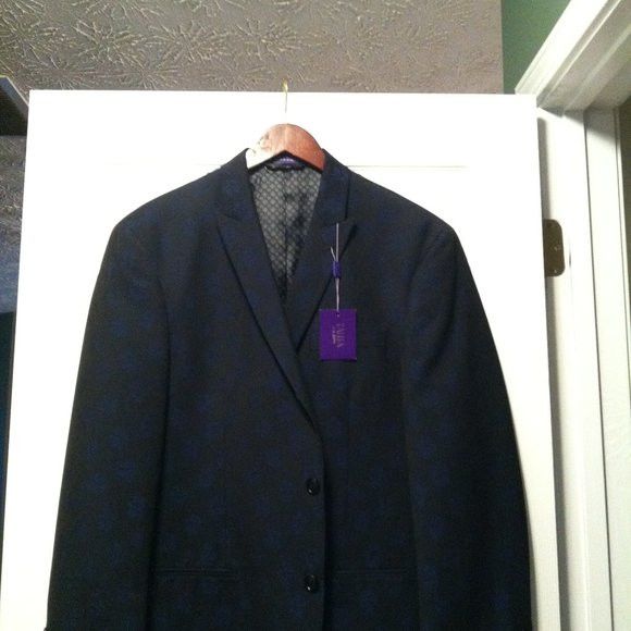 Tallia TALLIA MENS NEW PLYSTR BLEND EVENING SOIREE JACKET SIZE: L Size 42R - 5 Thumbnail