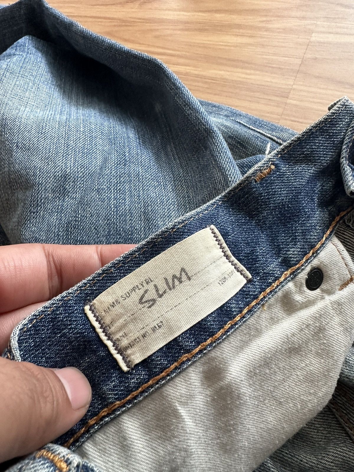 Polo Ralph Lauren Polo Ralph Lauren Slim Distressed Patchwork Jeans Size US 31 - 14 Thumbnail