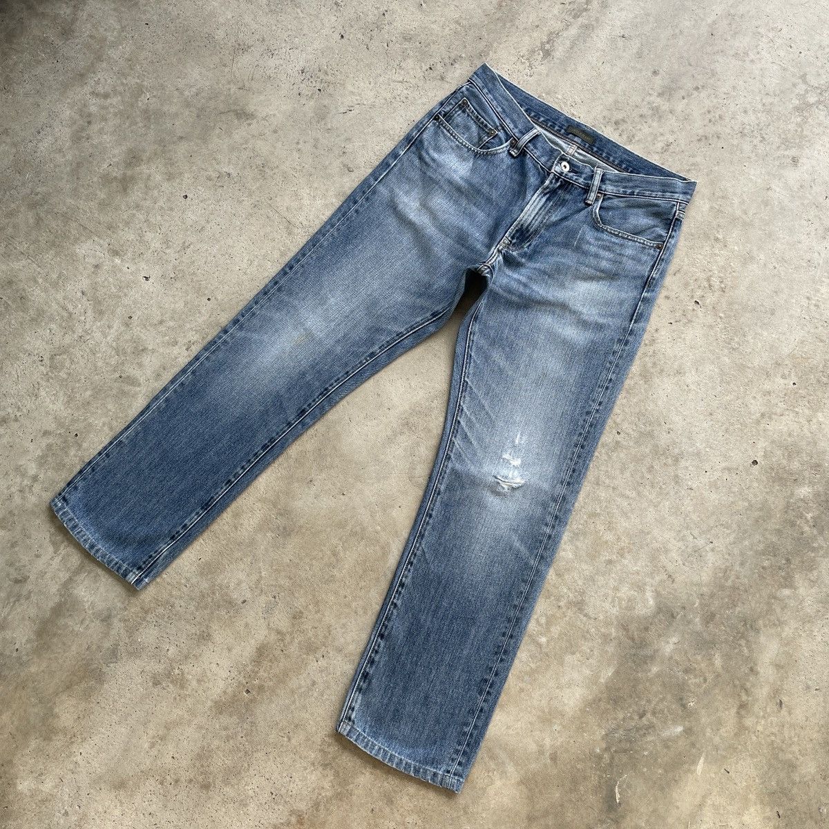 Japanese Brand × Jean × Vintage Vintage Japanese Brand Faded Jeans Denim Pants W32x30 Size US 32 / EU 48 - 2 Thumbnail