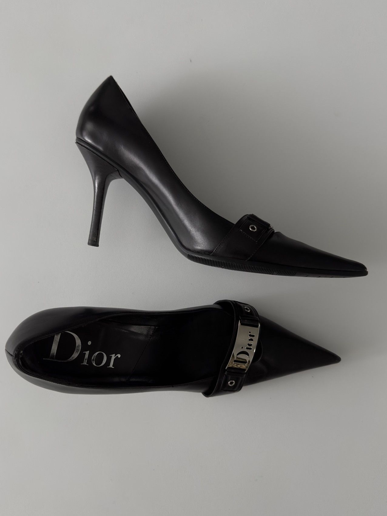 Dior Dior black kitten heels Size US 7 / IT 37 - 3 Thumbnail