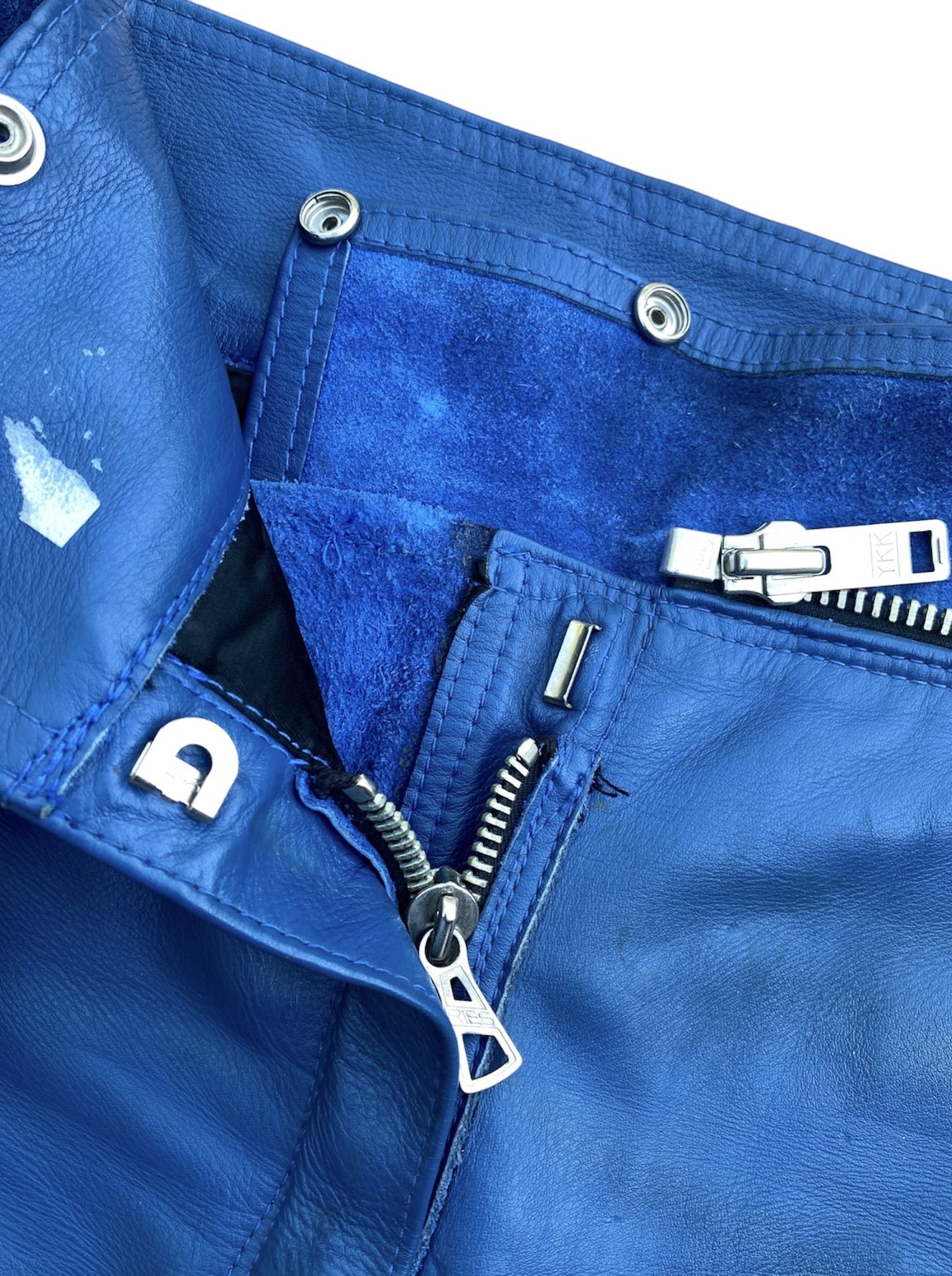 Vintage Vintage 80s German Motorcycle Racing Leather Biker Pants Size US 29 - 4 Thumbnail