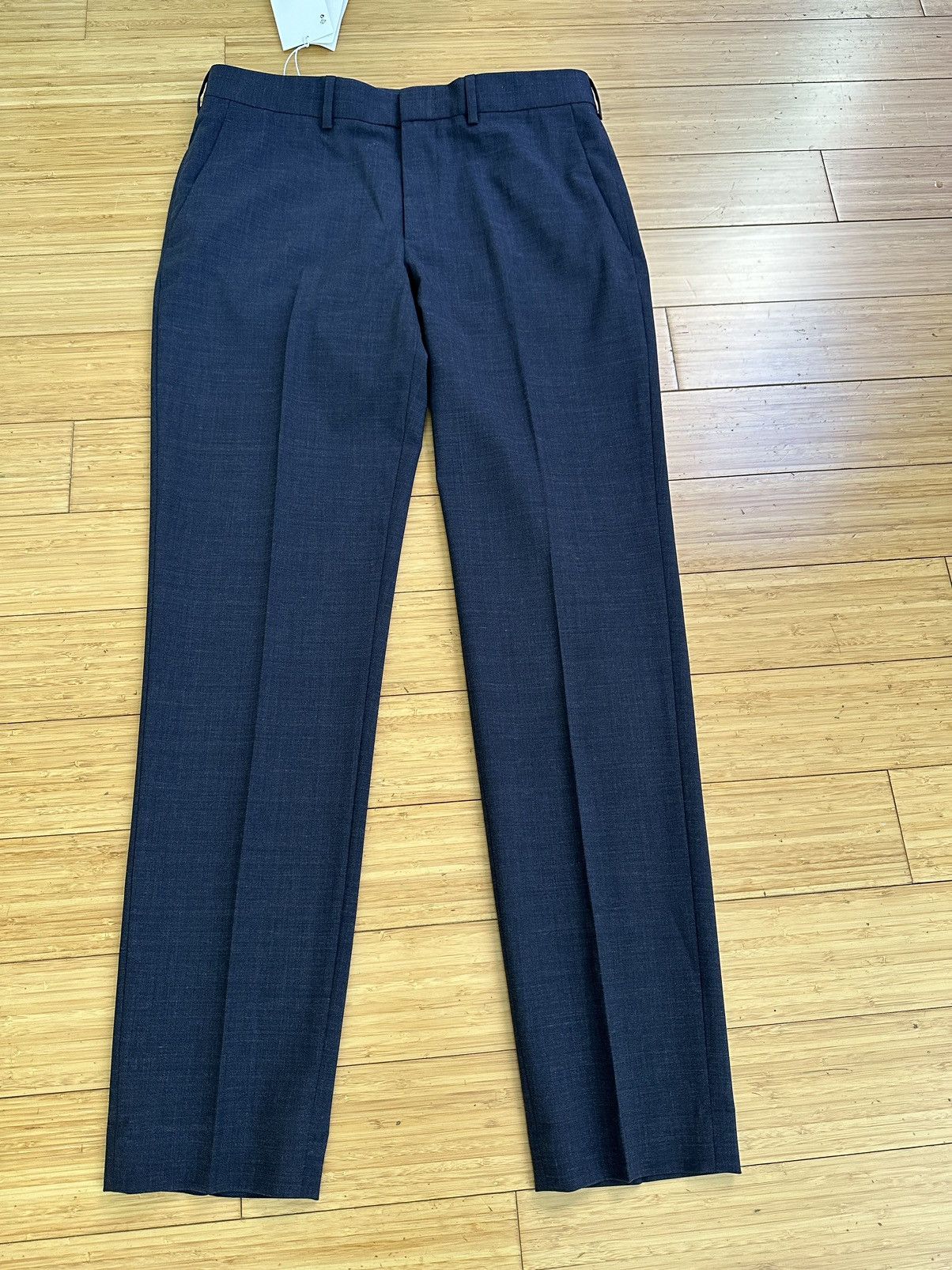 Cos COS Wool Dress Trousers Slim Fit 32R NWT Tailored Navy Size US 32 / EU 48 - 3 Thumbnail