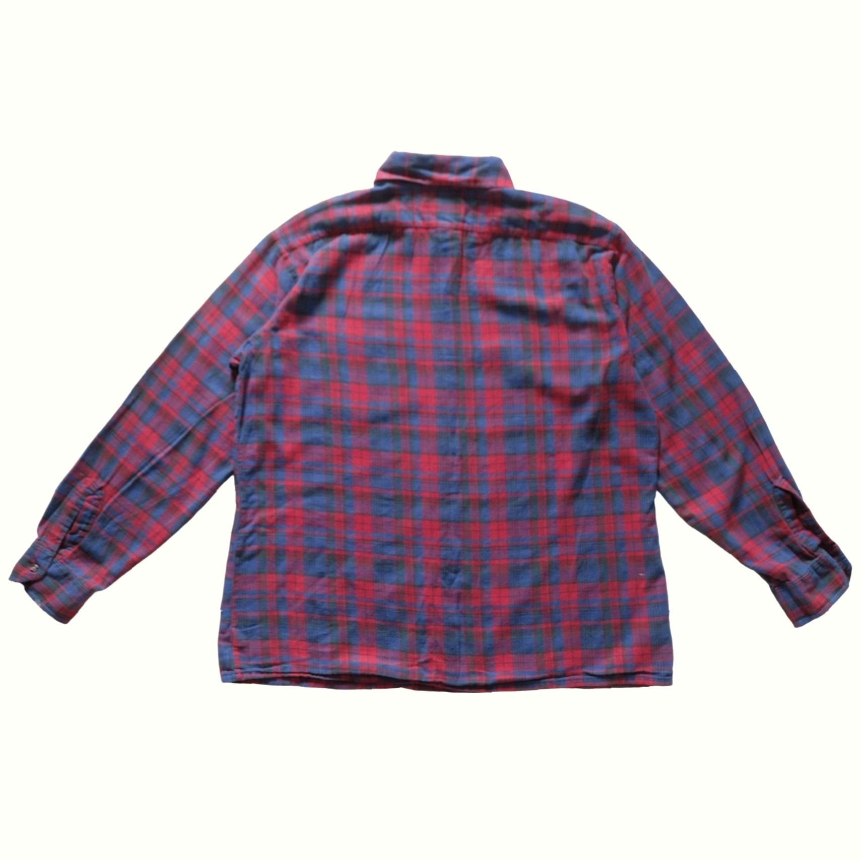 Arrow VINTAGE Arrow BUTTON-DOWN Shirt Men XL Flannel Red Hong Kong Made 80s 90s Casual Size US XL / EU 56 / 4 - 3 Thumbnail
