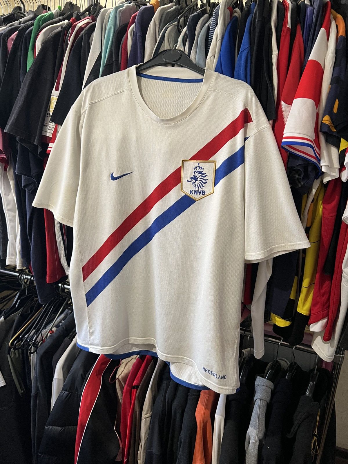Nike × Vintage 2006/2008 VINTAGE NIKE NETHERLANDS AWAY FOOTBALL SHIRT XXL Size US XXL / EU 58 / 5 - 3 Thumbnail