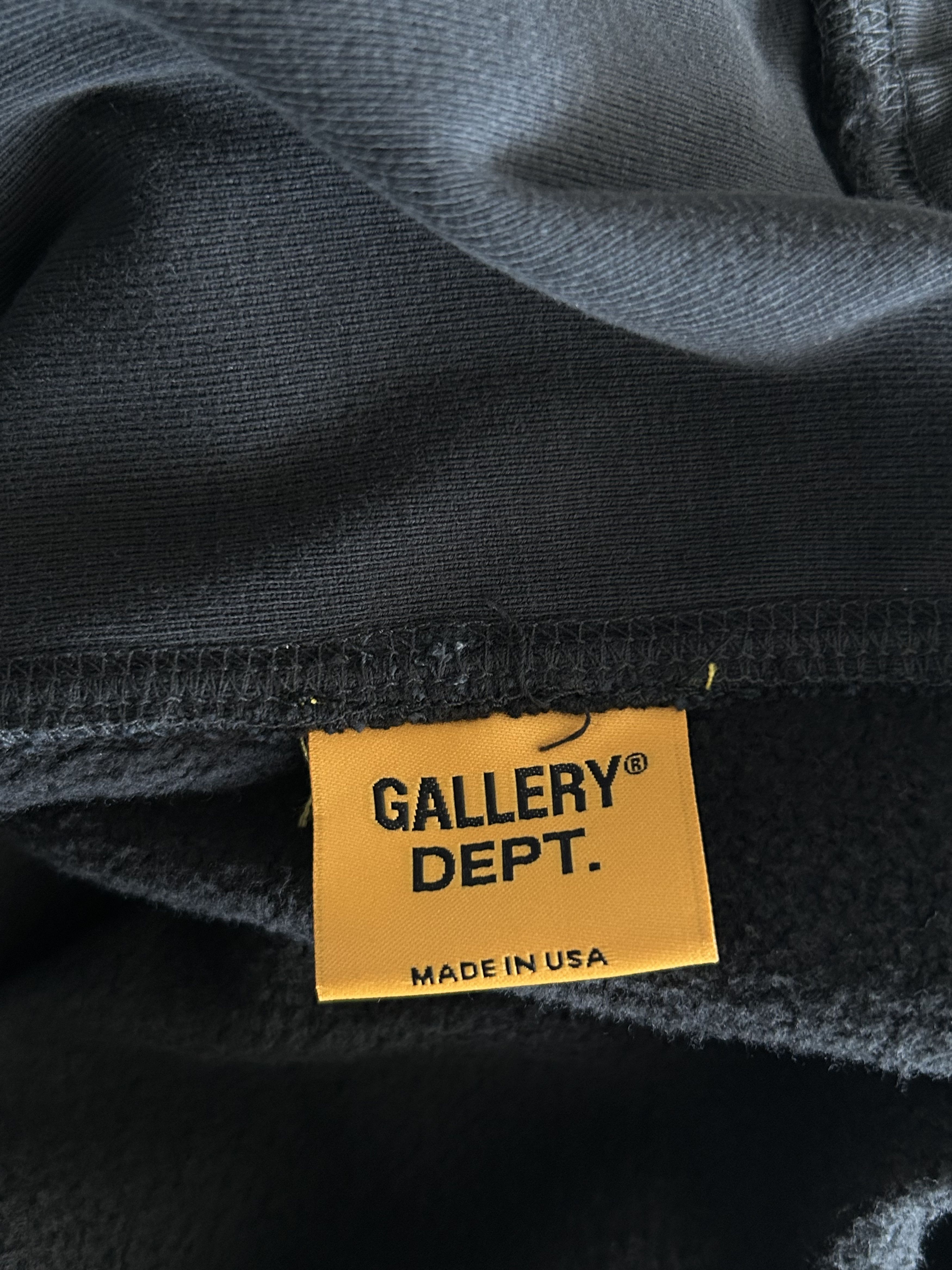Gallery Dept. Gallery Dept Black & White DEPT Logo Cut Off Hoodie Size US XS / EU 42 / 0 - 4 Thumbnail