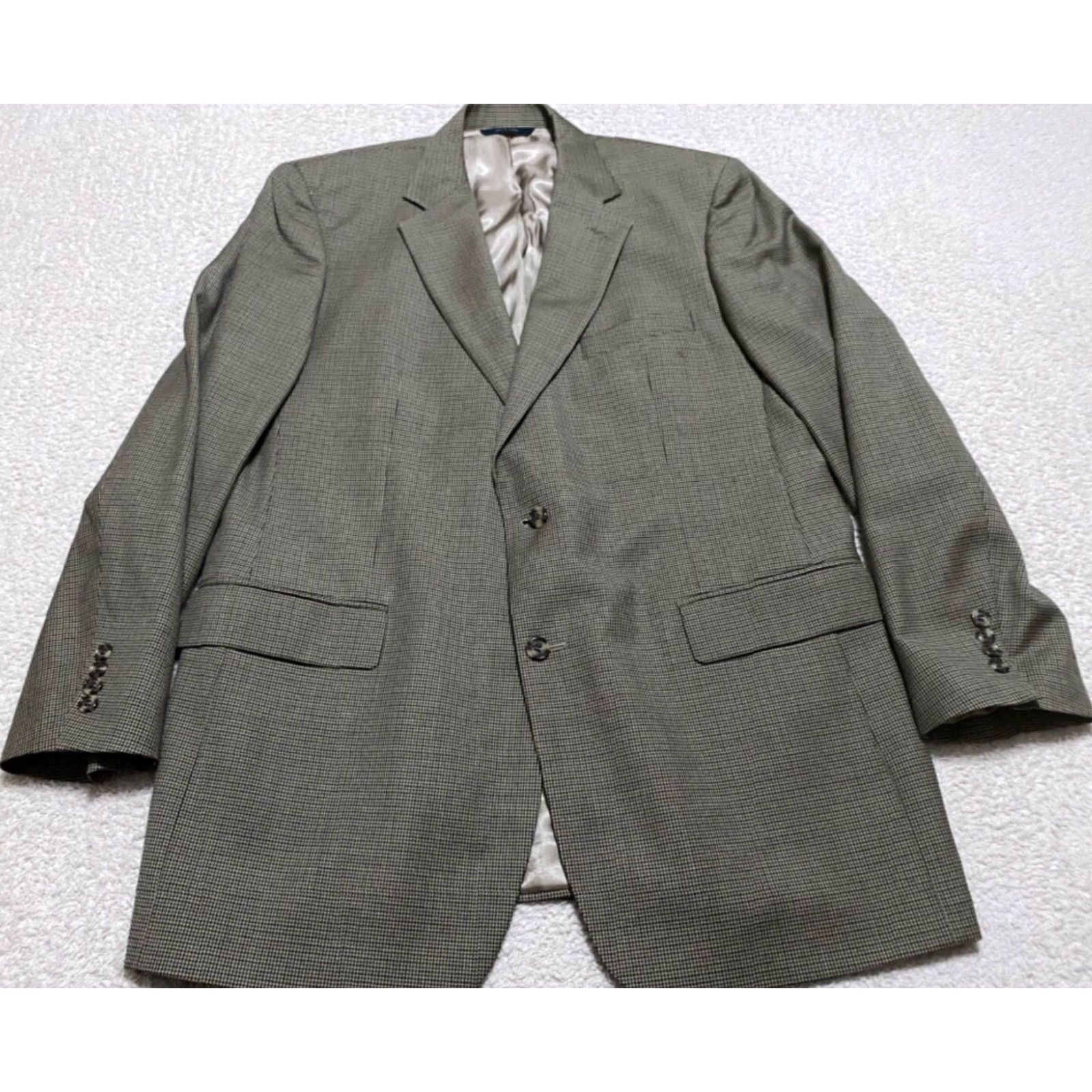 Brooks Brothers Brooks Brothers Blazer Mens 44 Multicolor Plaid Wool Cashmere Two-Button Jacket Regular Mature? Size 44R - 2 Thumbnail