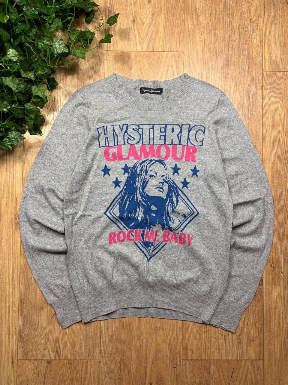 Hysteric Glamour HYSTERIC GLAMOUR ROCK ME BABY SWEATER Y2K VINTAGE Size S / US 4 / IT 40 - 1 Thumbnail