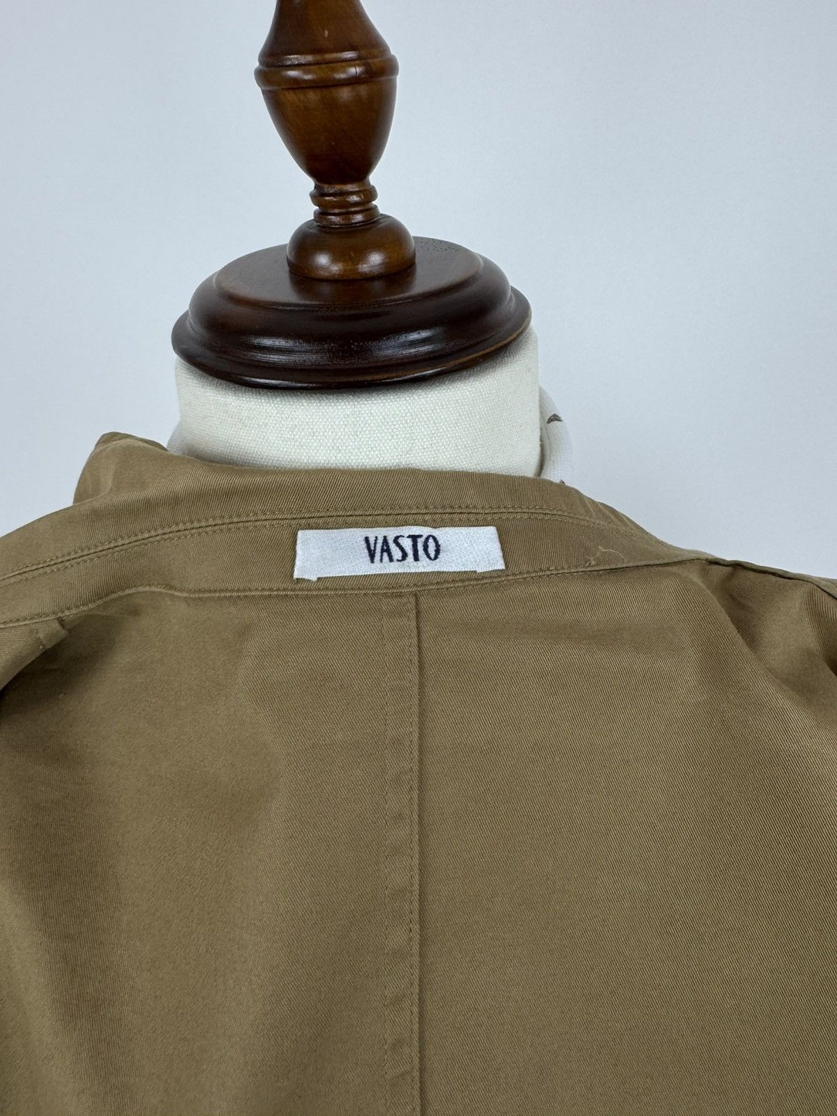 Other VASTO unlined Blazer cotton beige camel sports jacket sz 50 Size 42R - 12 Thumbnail