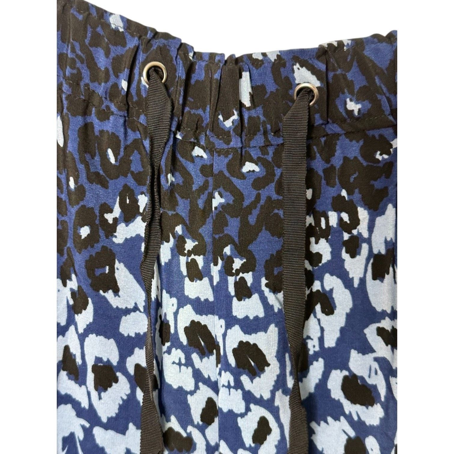 Jessica Simpson Jessica Simpson Blue Floral Wide Leg Palazzo Pants 1X New Size 42" / US 20 - 3 Thumbnail