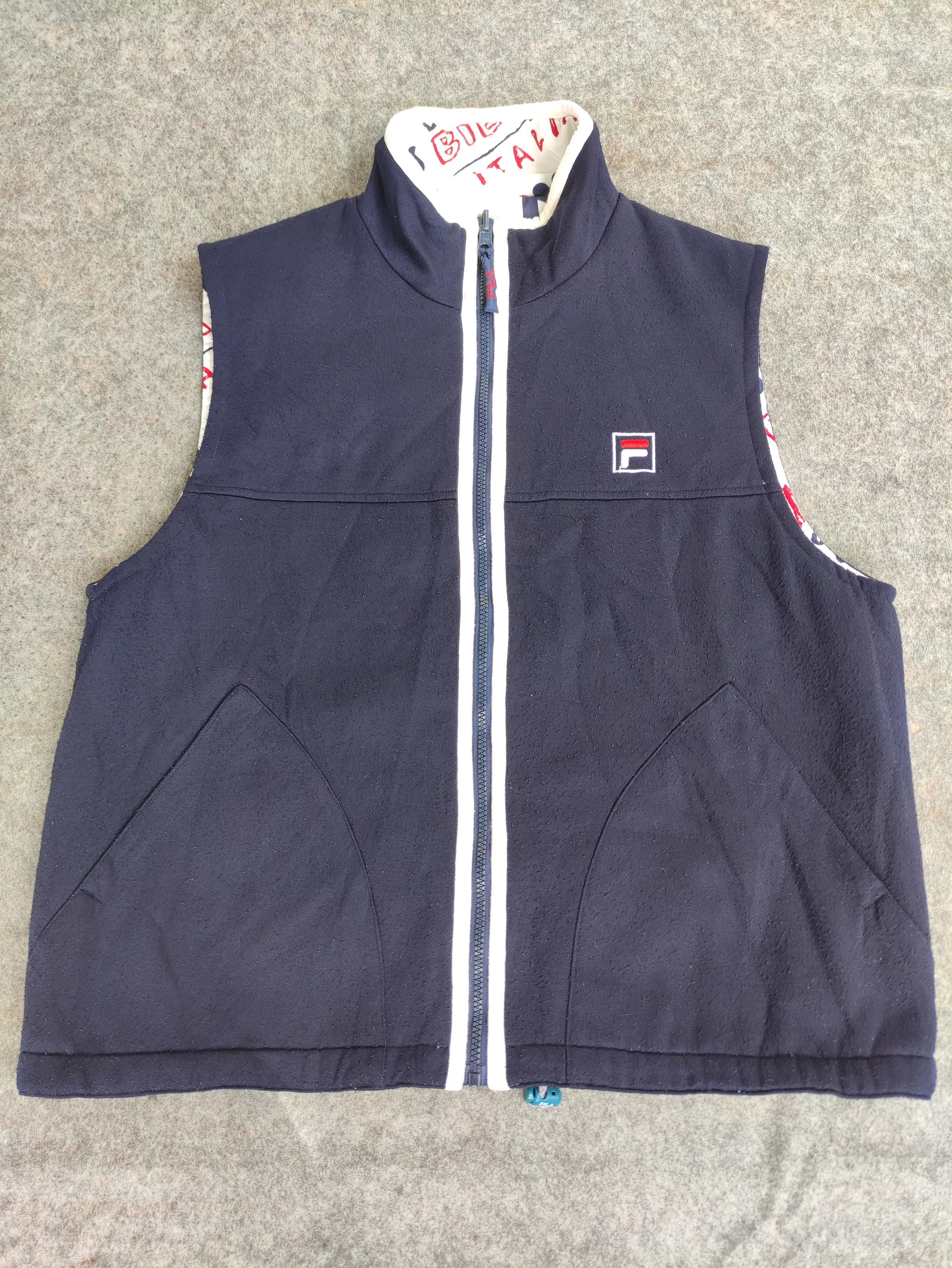 Fila FILA Sportiva Biella Italia Reversible Vest All Over Print Size US M / EU 48-50 / 2 - 7 Thumbnail