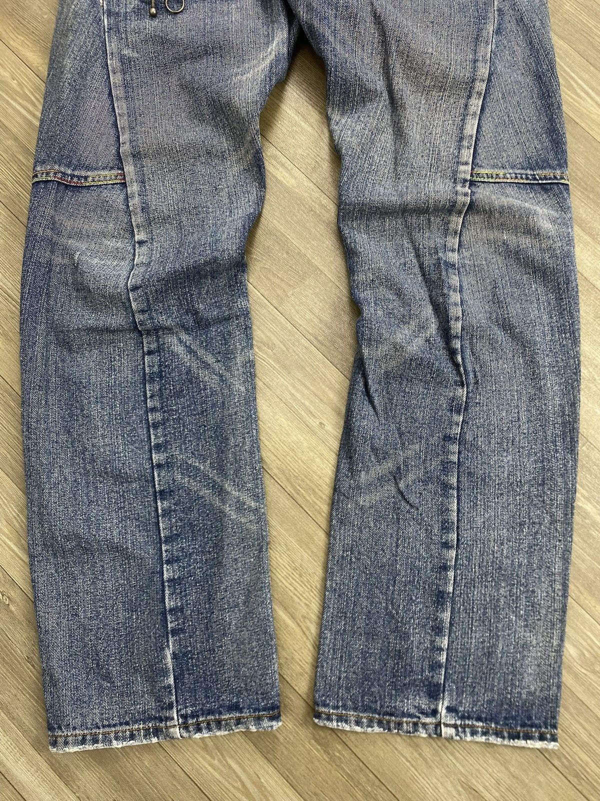 Japanese Brand 2000s Breathmint Double Waist Distressed Punk Lgb Jeans Y2K Size US 30 / EU 46 - 6 Thumbnail