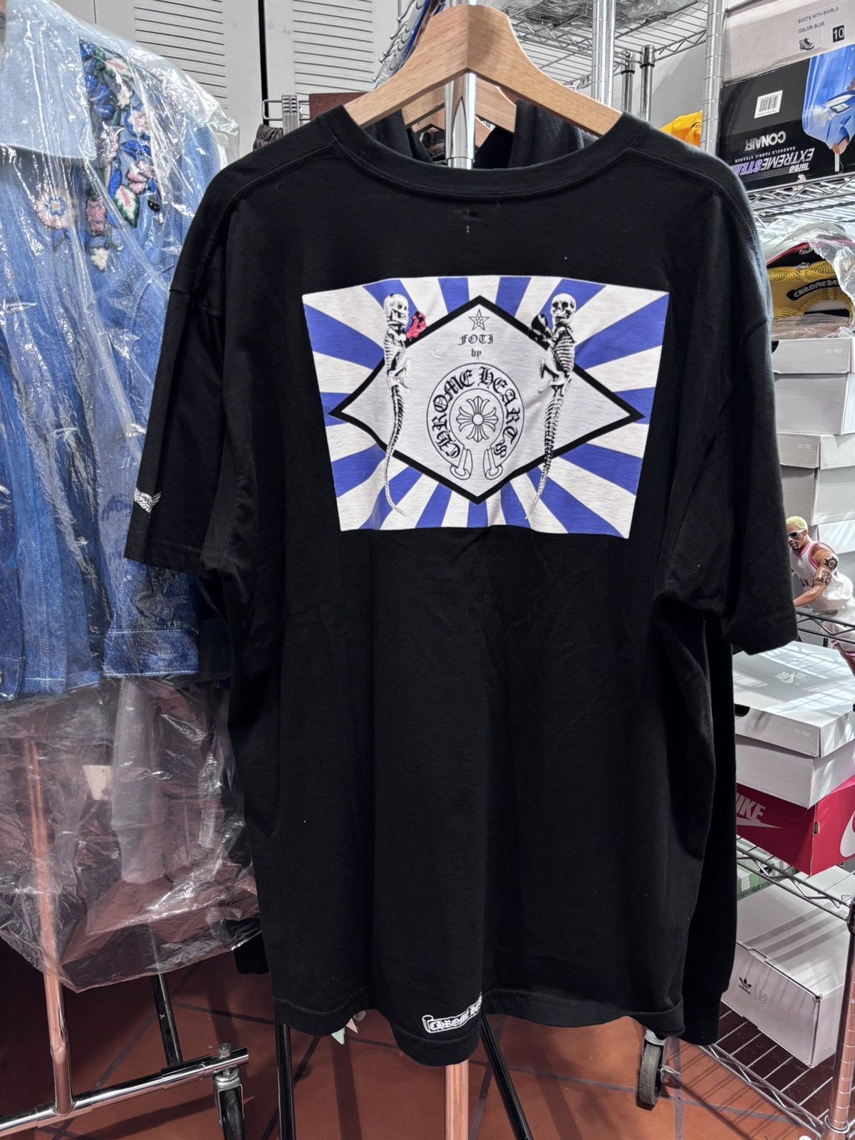 Chrome Hearts Chrome Hearts Foti Black Tee Size US XXL / EU 58 / 5 - 3 Thumbnail