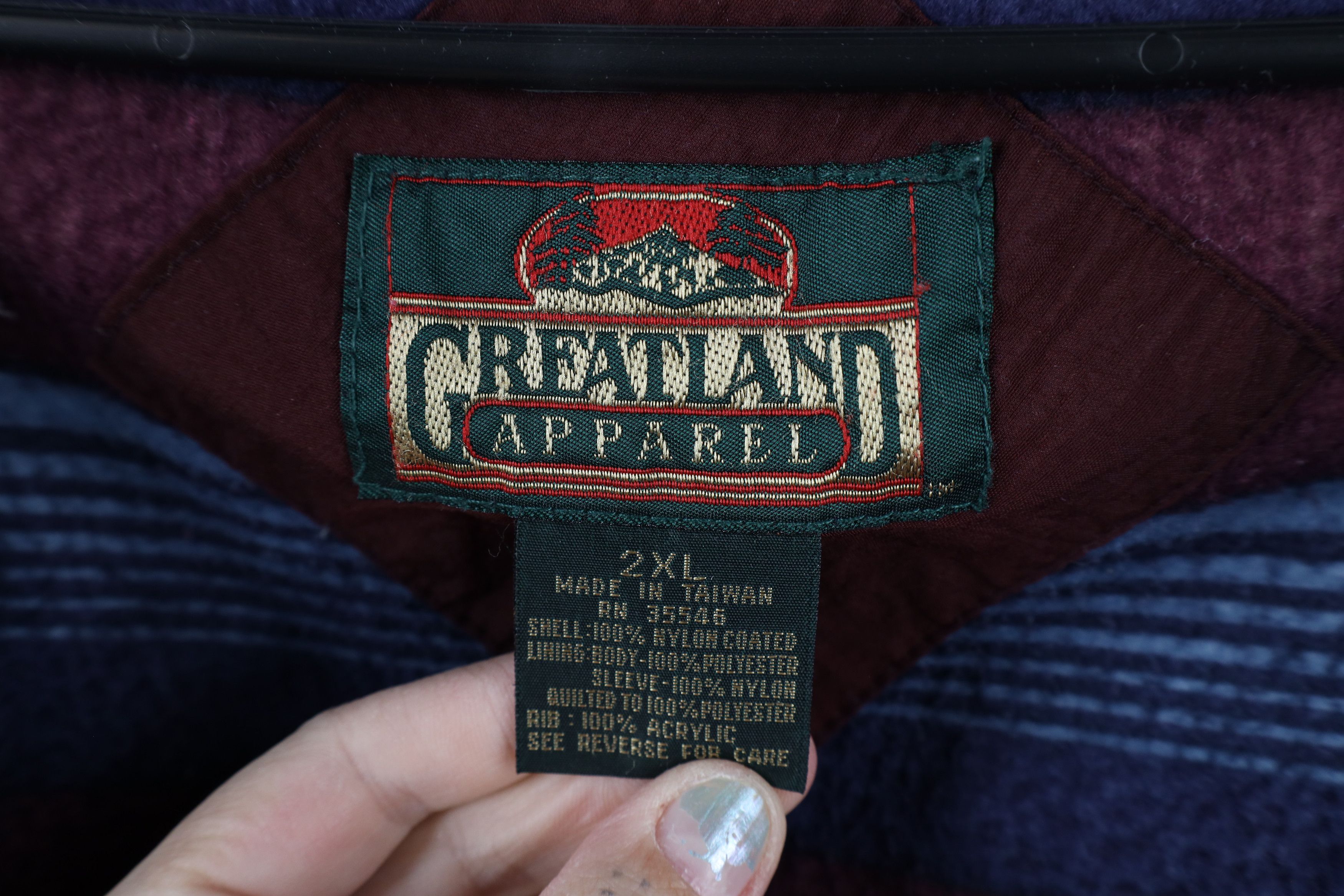 Vintage Vintage 90s Streetwear Fleece Lined Full Zip Jacket Burgundy Size US XXL / EU 58 / 5 - 10 Thumbnail