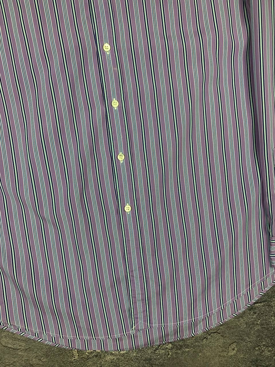 Polo Ralph Lauren Polo Ralph Lauren Men's Shirt Purple Striped Size US XL / EU 56 / 4 - 7 Thumbnail