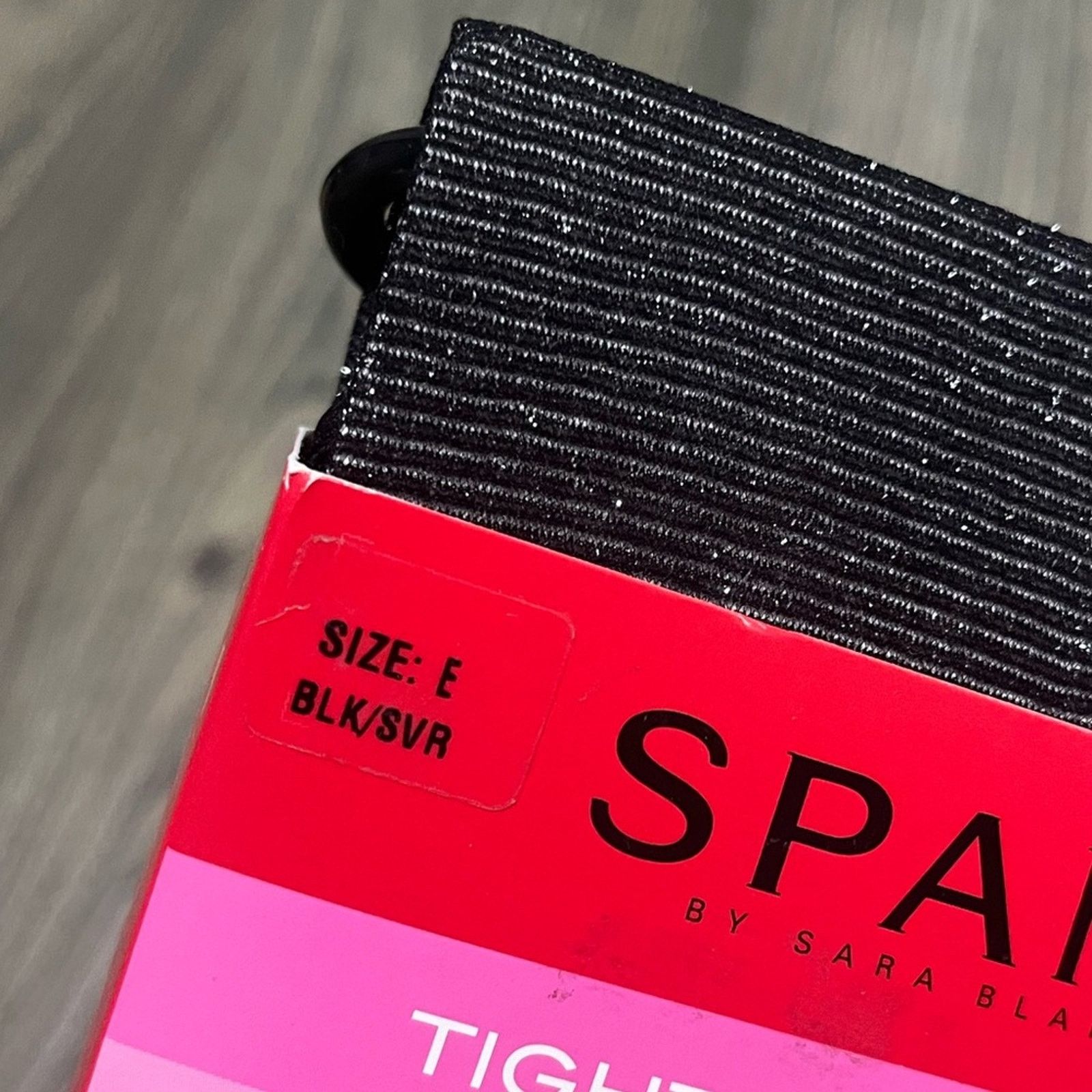 Spanx NWT Spanx Patterned Tight-End Tights Black Silver Size E Size ONE SIZE - 2 Thumbnail
